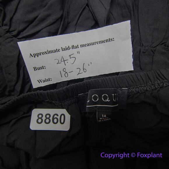 New! ELOQUII black‎ tie front maxi dress plus size 14 - Picture 11 of 13